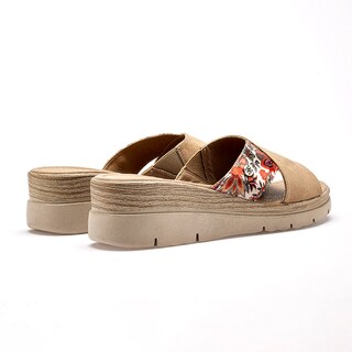 Foto 5 | Foto 5 | Mora Tierra Sandalia Cuña Para Mujer Camel Multicolor Cod 141682-e