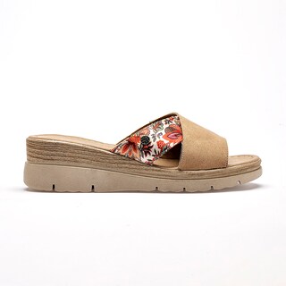 Foto 7 | Foto 7 | Mora Tierra Sandalia Cuña Para Mujer Camel Multicolor Cod 141682-e