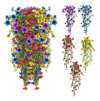 5 Flores Colgantes Artificiales Xtellar