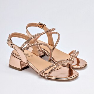 Foto 2 | Foto 2 | Didi...ana Sandalia Piso Para Niña Dorado Rosa Cod 141902-d