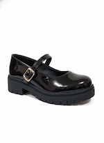 Zapatos Golden Shoes 0401 Negro Escolar Niña