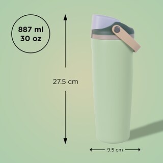 Foto 2 | Foto 2 | Termo De Acero Inoxidable Magma Life Flow 887 Ml Con Aislamiento Térmico