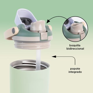 Foto 3 | Foto 3 | Termo De Acero Inoxidable Magma Life Flow 887 Ml Con Aislamiento Térmico