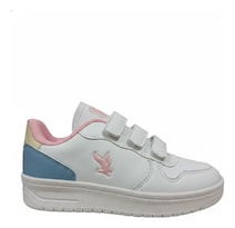 Tenis American Fire 7154-l Blanco Cielo Casual Niña