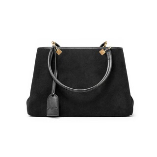 Foto 1 | Foto 1 | Bolsa Tote Bag Moon & Self Negra de Cuero Original Elegante Casual Bossa