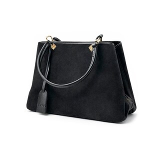 Foto 2 | Foto 2 | Bolsa Tote Bag Moon & Self Negra de Cuero Original Elegante Casual Bossa