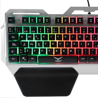 Foto 3 | Foto 3 | Kit Gamer de Teclado y Mouse Naceb Na-0911 Alámbrico USB Gris Español