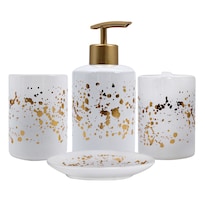 Set de Baño Izy Blanco 4 Piezas