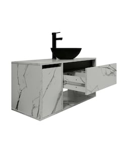 Foto 4 | Foto 4 | Gabinete Flotante para Baño con Ovalín y Llave Mezcladora