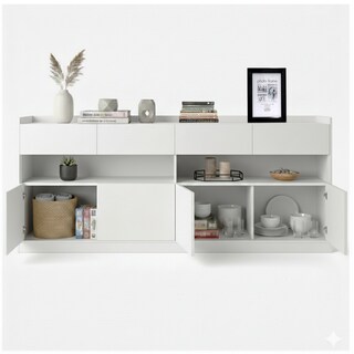 Foto 5 | Foto 5 | Bufetera Credenza Nairobi Hogare Blanco