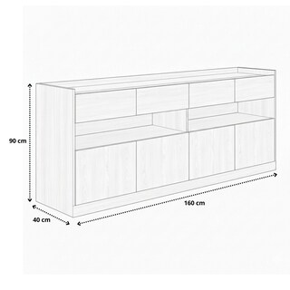Foto 7 | Foto 7 | Bufetera Credenza Nairobi Hogare Blanco