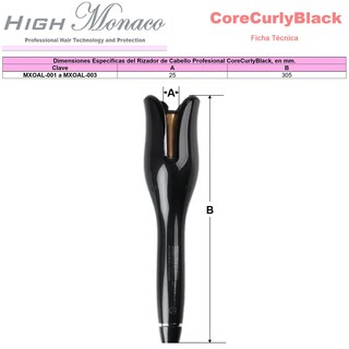 Foto 6 | Foto 6 | Rizador De Cabello Profesional High Monaco Mxoal-002 2 Piezas Negro