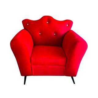 Foto 1 | Foto 1 | Sillón Chico Rojo Princesa Confort Estilo para Tu Hogar u Oficina