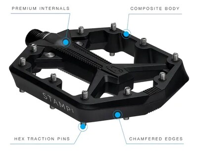 Foto 3 | Foto 3 | Pedales Crankbrothers Stamp 1 V2 Grande Negro