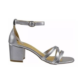 Foto 3 | Foto 3 | Zapatilla La Caprichosa Iris Plateado Tacón Cuadrado para Mujer