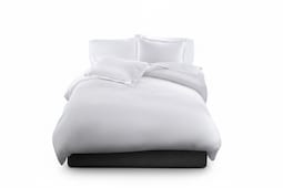 Cubre edredón Dalfiori Luma Color Blanco King Size