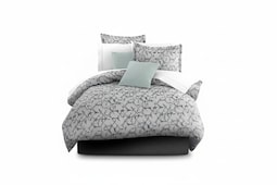 Cubre edredón Dalfiori Lester Color Gris Queen Size