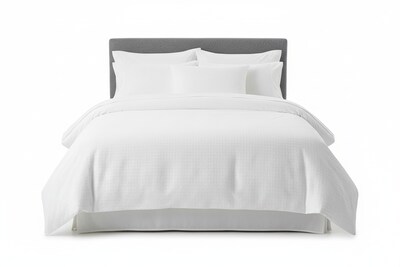 Foto 1 | Foto 1 | Cubre edredón Dalfiori Elric Blanco Queen Size