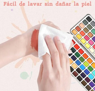 Foto 4 | Foto 4 | Set de Acuarelas 128 Colores con Libro A5 y Rotuladores