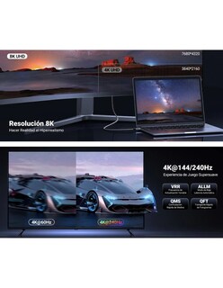 Foto 3 | Foto 3 | Cable Ugreen Usb-c A Displayport 1.4 3m 8k@60hz Cm556