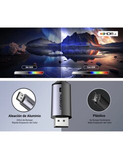 Foto 4 | Foto 4 | Cable Ugreen Usb-c A Displayport 1.4 3m 8k@60hz Cm556