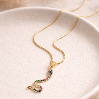 Foto 2 | Foto 2 | Collar Eter Con Dije De Serpiente Yoiko