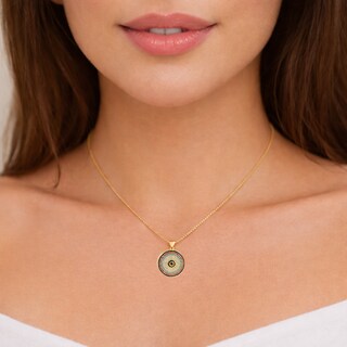 Foto 5 | Foto 5 | Collar Con Dije Circular Yoiko Aura 18 K