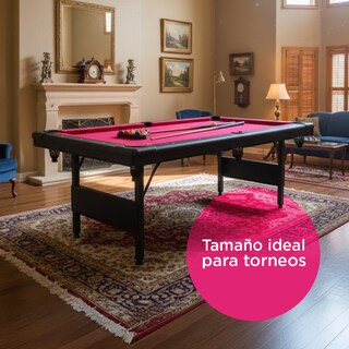 Foto 3 | Foto 3 | Mesa de Billar Plegable Sub-8447f Roja