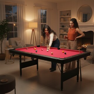 Foto 7 | Foto 7 | Mesa de Billar Plegable Sub-8447f Roja