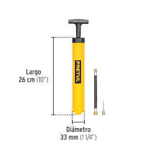 Foto 3 | Foto 3 | Bomba Manual Compacta Ligera para Inflar Balones Pretul Bom-bap