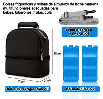 Foto 2 | Foto 2 | Hielera para Lactancia Impermeable Negra