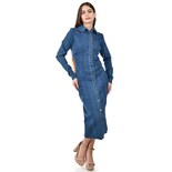 Vestido Roman Fashion De Mezclilla para Mujer