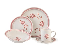 Vajilla Santa Anita Gerberina Rouse De Porcelana 20 Pzs