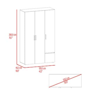 Foto 7 | Foto 7 | Closet Kenvil Milán y Wengue Virtual Muebles