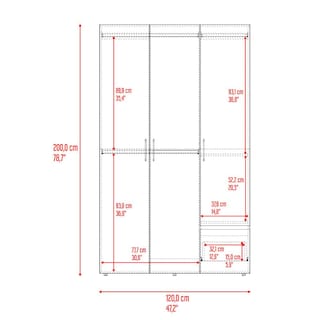 Foto 8 | Foto 8 | Closet Kenvil Milán y Wengue Virtual Muebles