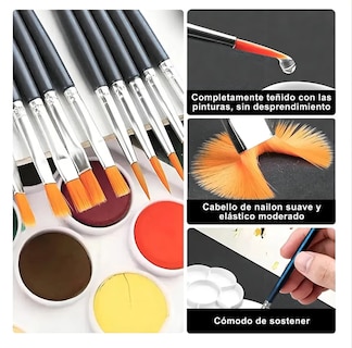 Foto 2 | Foto 2 | Caballete Para Pintar De Arte Ajustable Portátil Modelo Negro