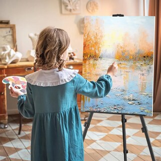 Foto 4 | Foto 4 | Caballete Para Pintar De Arte Ajustable Portátil Modelo Negro