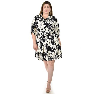 Foto 5 | Foto 5 | Vestido con Estampado Floral Roman Fashion para Mujer