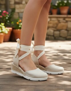 Foto 3 | Foto 3 | Alpargata Golden Shoes 2220 Beige Plataforma Mujer