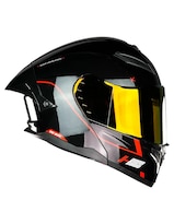 Casco Kov Stark Race-x Negro Dot Abatible