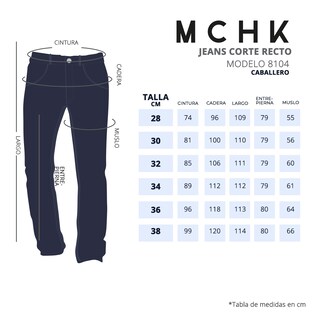 Foto 5 | Foto 5 | Jeans MCHK Corte Recto 8104 para Hombre