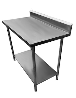 Foto 1 | Foto 1 | Mesa a Pared 120x60 Mp120x601 Gris de Acero Inoxidable Acabado Sanitario