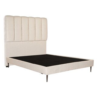 Foto 3 | Foto 3 | Cabecera Dicasa Kami + Base Cama Slim Color Crema Queen Size