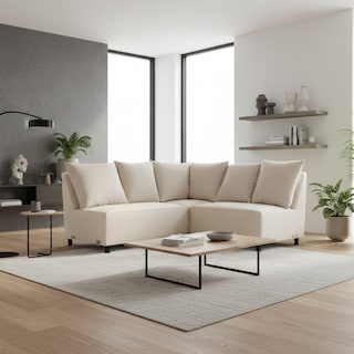 Foto 4 | Foto 4 | Sala Chica Esquinera Pequeña Vite Reinicia 21 Muebles Blanco