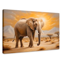 Cuadro Decorativo Canvas Elefante Esperanza 90x60