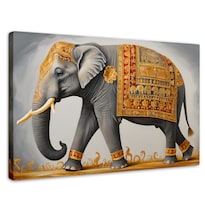Cuadro Decorativo Canvas Elefante Sereno 90x60