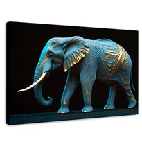 Cuadro Decorativo Canvas Elefante Armónico 90x60