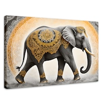 Cuadro Decorativo Canvas Elefante Radiante 90x60