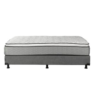 Foto 3 | Foto 3 | Colchón Restonic Vail Matrimonial + Box Dicasa Gris Noche + Almohada One + Protector Ultra + Sábanas Softy