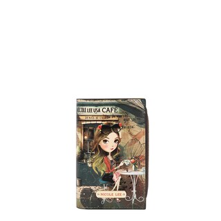 Foto 1 | Foto 1 | Cartera Nicole Lee Café Con Cierre Estampado Virtual Friend Ss26